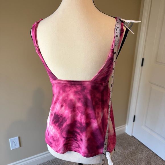 Nike Tankini Tank Top Pink Tie-Dye Athletic Wear Bralet Athletic Women's Sz S - Picture 5 of 10